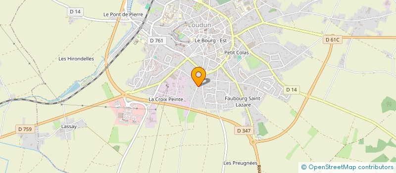 localisation de l'entreprise LIONS CLUB DE LOUDUN  LOUDUN