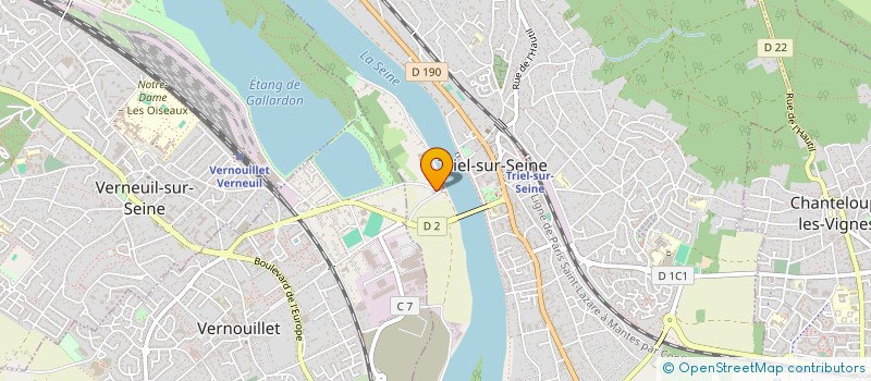 localisation de l'entreprise LIONS CLUB DE MEULAN-LES MUREAUX  TRIEL-SUR-SEINE