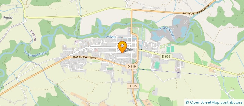 localisation de l'entreprise LIONS-CLUB DE MIREPOIX PAYS CATHARE à MIREPOIX