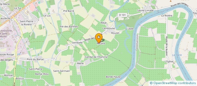 localisation de l'entreprise LIONS CLUB DE MOISSAC  MOISSAC