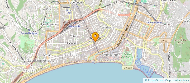 localisation de l'entreprise LIONS CLUB DE NICE 2000 à NICE