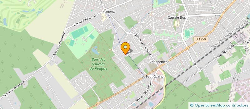 localisation de l'entreprise LIONS'CLUB DE PESSAC LEOGNAN COEUR DES GRAVES à PESSAC