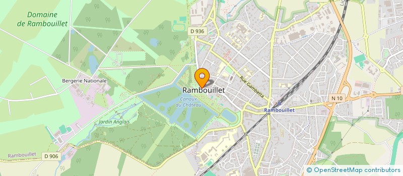 localisation de l'entreprise LIONS CLUB DE RAMBOUILLET à RAMBOUILLET