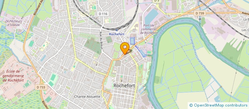 localisation de l'entreprise LIONS CLUB DE ROCHEFORT ARSENAL  ROCHEFORT