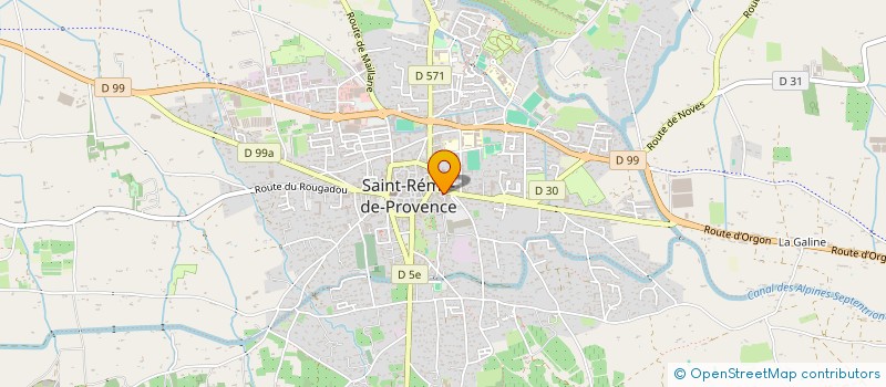 localisation de l'entreprise LIONS CLUB DE SAINT REMY DE PROVENCE  SAINT-REMY-DE-PROVENCE