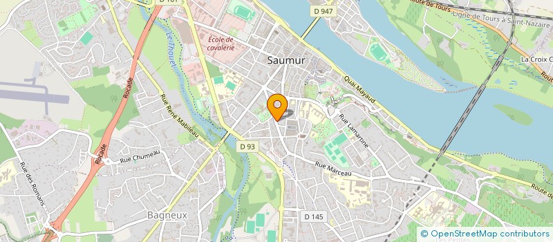 localisation de l'entreprise LIONS-CLUB DE SAUMUR RIVES DE LOIRE à SAUMUR