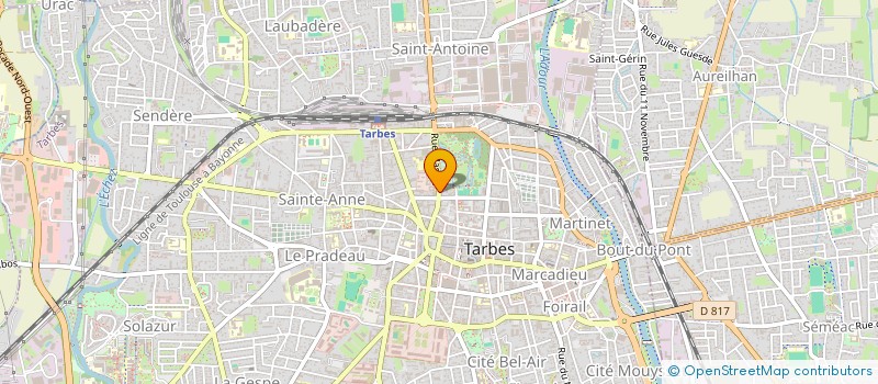 localisation de l'entreprise LIONS CLUB DE TARBES-PYRENEES  TARBES