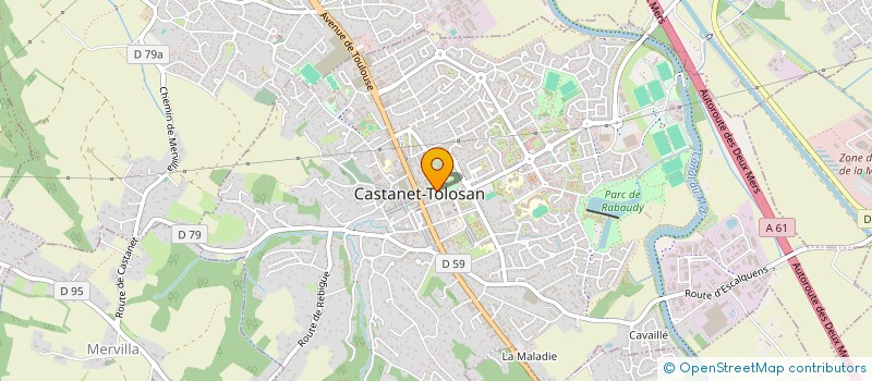 localisation de l'entreprise LIONS CLUB DE TOULOUSE CASTANET OCCITANIE  CASTANET-TOLOSAN