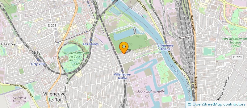 localisation de l'entreprise LIONS CLUB DE VILLENEUVE LE ROI / ABLON SUR SEINE  VILLENEUVE-LE-ROI