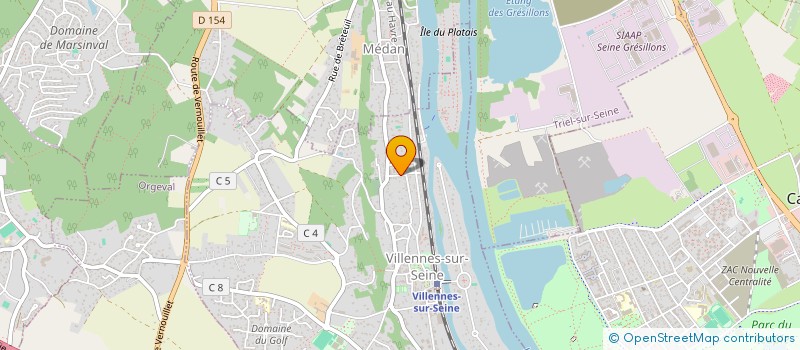 localisation de l'entreprise LIONS CLUB DE VILLENNES SUR SEINE-MEDAN à VILLENNES-SUR-SEINE