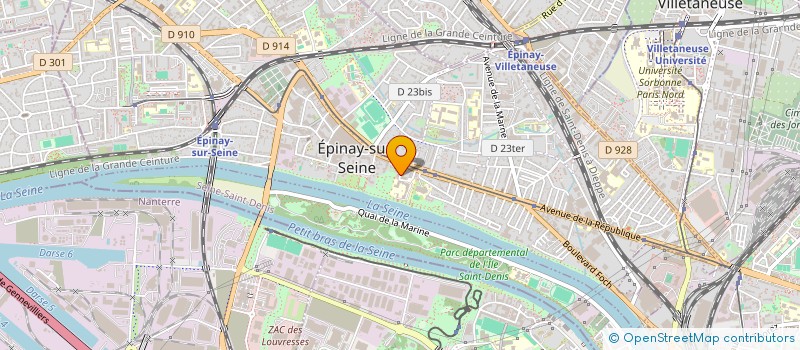 localisation de l'entreprise LIONS-CLUB EPINAY CYGNE D'ENGHIEN à EPINAY-SUR-SEINE