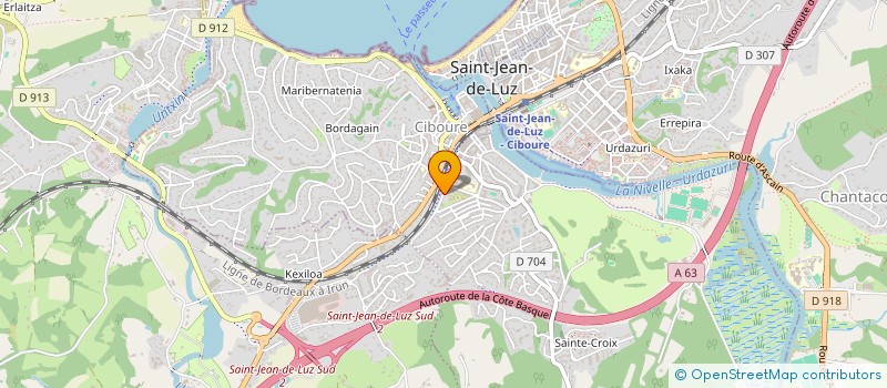 localisation de l'entreprise LIONS CLUB HENDAYE-BIDASSOA  CIBOURE