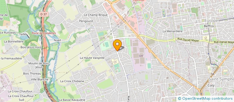 localisation de l'entreprise LIONS-CLUB INTERNATIONAL DISTRICT 103 CENTRE  SAINT-CYR-SUR-LOIRE