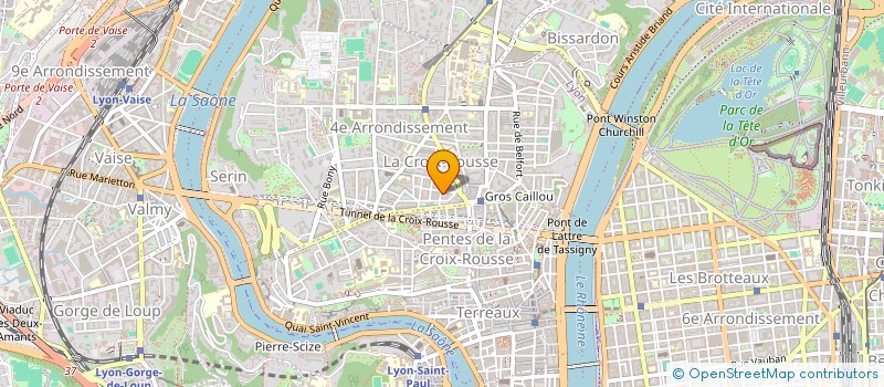 localisation de l'entreprise LIONS CLUB LES HTS DE SAONE  LYON