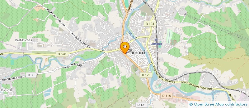 localisation de l'entreprise LIONS CLUB LIMOUX LA SEMILLANTE à LIMOUX