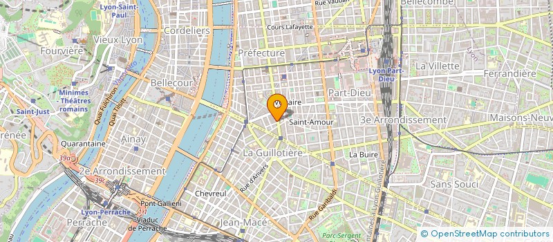 localisation de l'entreprise LIONS CLUB LYON HORIZON  LYON