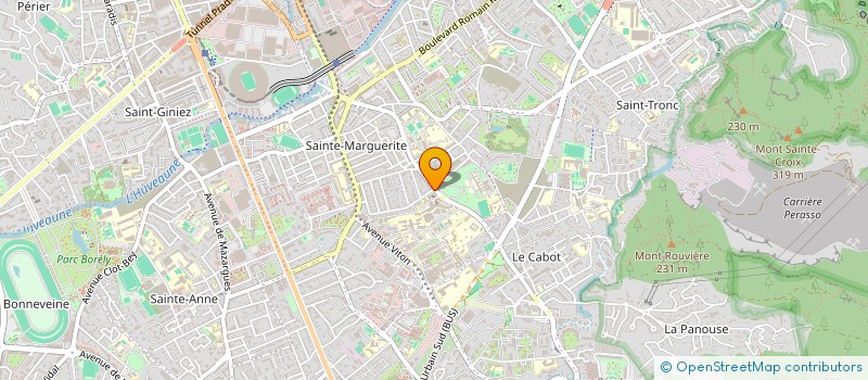 localisation de l'entreprise LIONS CLUB MARSEILLE DOYEN à MARSEILLE 9EME
