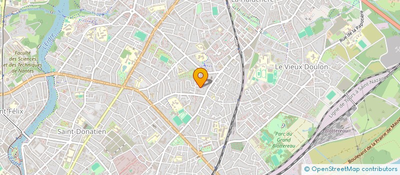 localisation de l'entreprise LIONS CLUB NANTES VALLEE DE L'ERDRE à NANTES