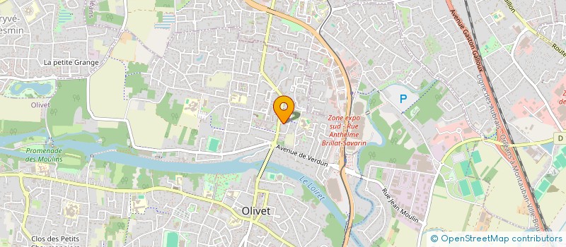 localisation de l'entreprise LIONS CLUB ORLEANS DOYEN à OLIVET