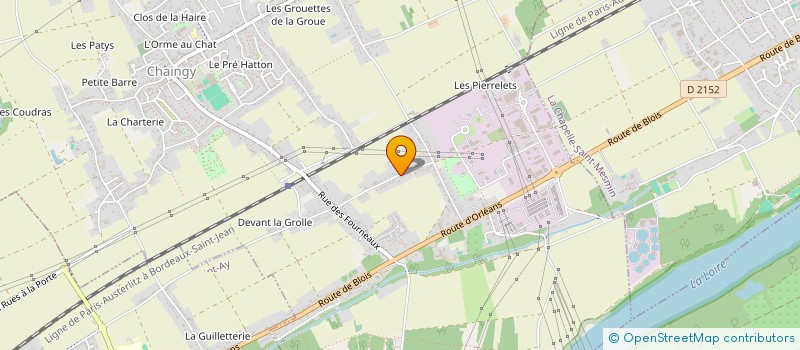 localisation de l'entreprise LIONS CLUB ORLEANS MARTROI à CHAINGY