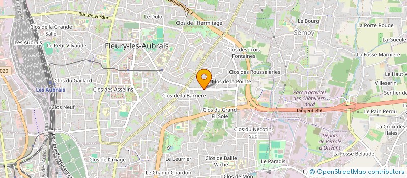 localisation de l'entreprise LIONS CLUB ORLEANS MONDIAL  ORLEANS