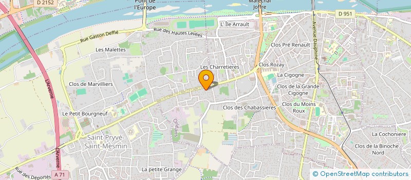 localisation de l'entreprise LIONS CLUB ORLEANS - NOUVEL ORLEANS à ORLEANS