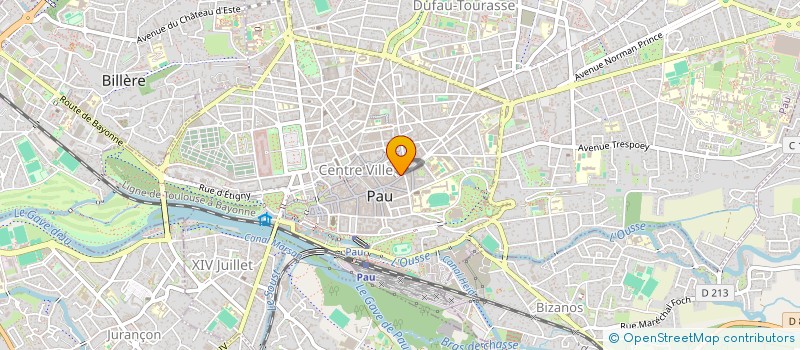 localisation de l'entreprise LIONS CLUB PAU BEARN à PAU