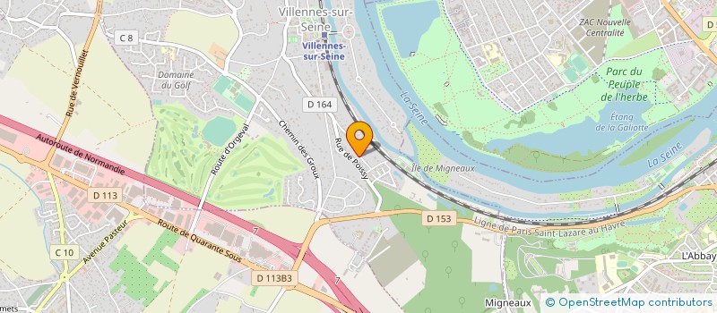 localisation de l'entreprise LIONS CLUB POISSY PINCERAIS à VILLENNES-SUR-SEINE