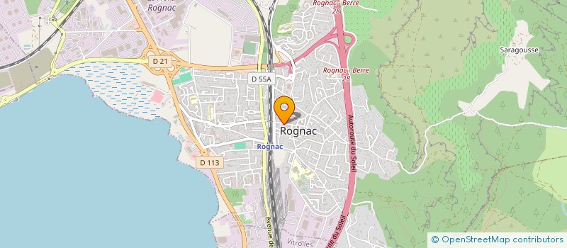 localisation de l'entreprise LIONS CLUB ROGNAC BERRE  ROGNAC