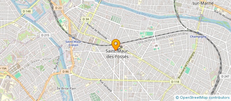 localisation de l'entreprise LIONS CLUB SAINT MAUR DES FOSSES DOYEN à SAINT-MAUR-DES-FOSSES
