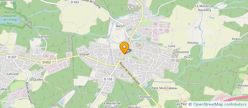 localisation de l'entreprise LIONS CLUB TAEKWONDO à TOSSE