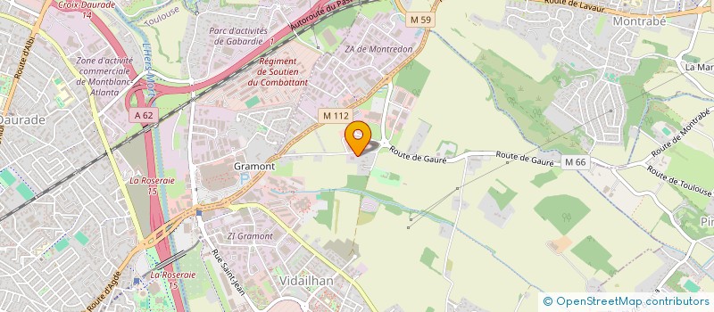 localisation de l'entreprise LIONS CLUB TOULOUSE-VALLEE DU GIROU  BALMA