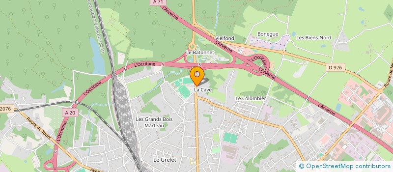 localisation de l'entreprise LIONS CLUB VIERZON PORTE DE LA SOLOGNE  VIERZON