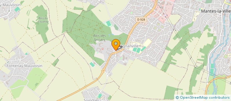 localisation de l'entreprise LIONS FC MAGNANVILLE  MAGNANVILLE