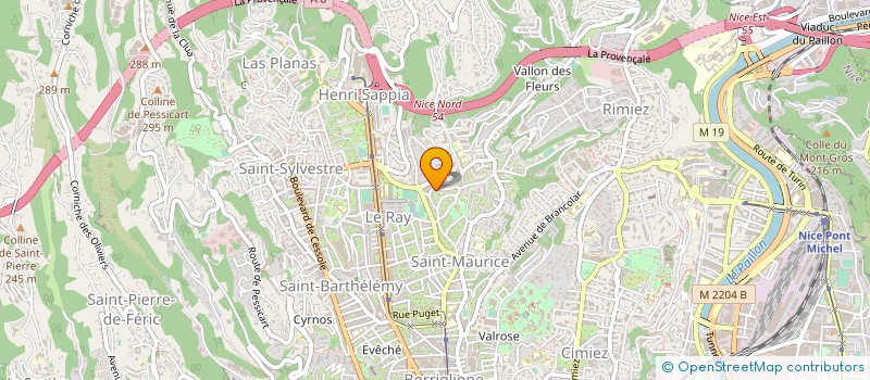 localisation de l'entreprise LIONS INTERNATIONAL DEPISTAGE ET RECHERCHE DIABETE à NICE