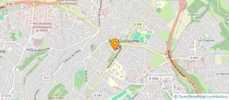 localisation de l'entreprise LIONS TULIPES ET ASSOCIES à BOIS-GUILLAUME