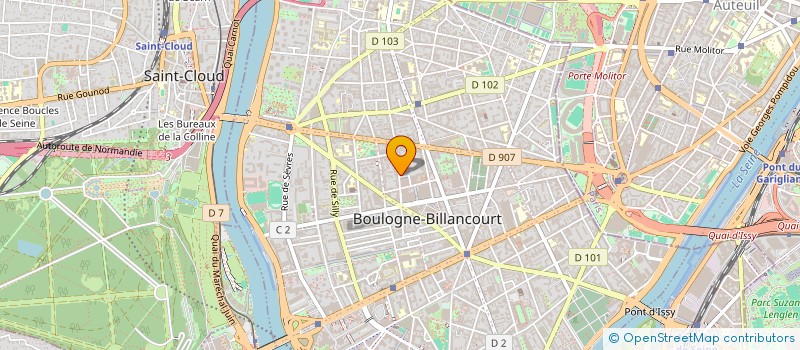 localisation de l'entreprise LIONSTONE à BOULOGNE-BILLANCOURT