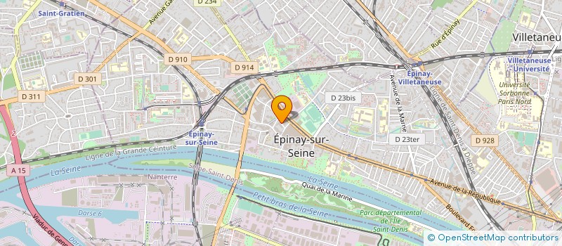 localisation de l'entreprise LIOR à EPINAY-SUR-SEINE