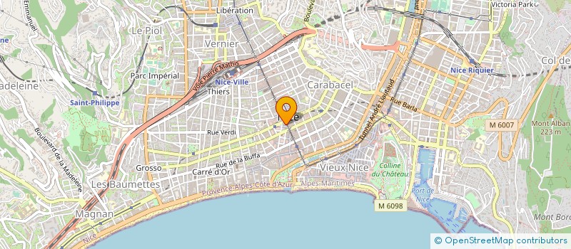 localisation de l'entreprise LIOR à NICE