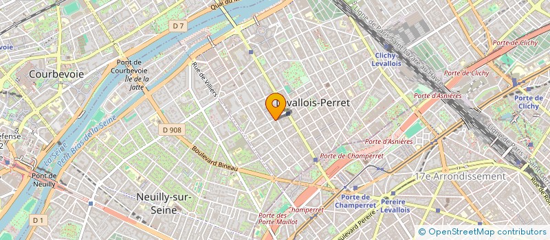 localisation de l'entreprise LIOR à LEVALLOIS-PERRET