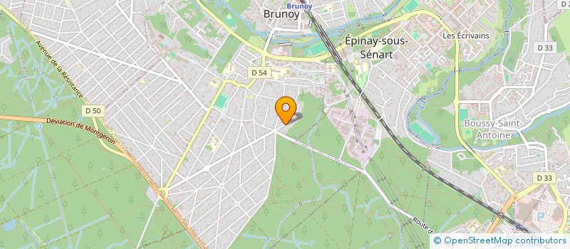 localisation de l'entreprise LIOR  BRUNOY