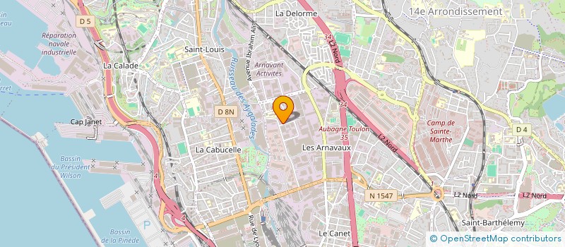 localisation de l'entreprise LIORA à MARSEILLE