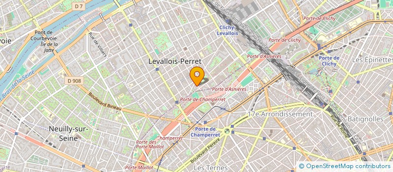 localisation de l'entreprise LIORADIS à LEVALLOIS PERRET