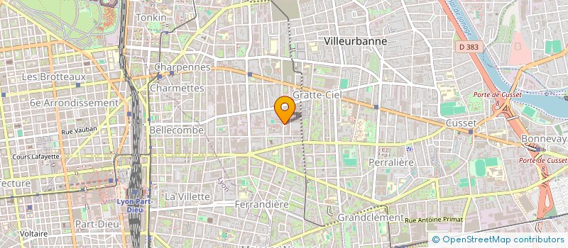 localisation de l'entreprise LIOREN  VILLEURBANNE