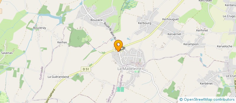 localisation de l'entreprise LIORET  SAINT-LYPHARD