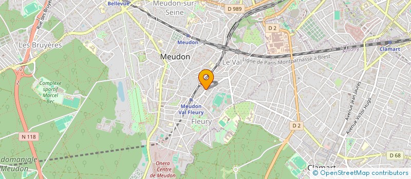 localisation de l'entreprise LIORET JEANN à MEUDON