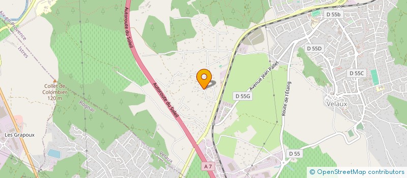 localisation de l'entreprise LIORI à VELAUX
