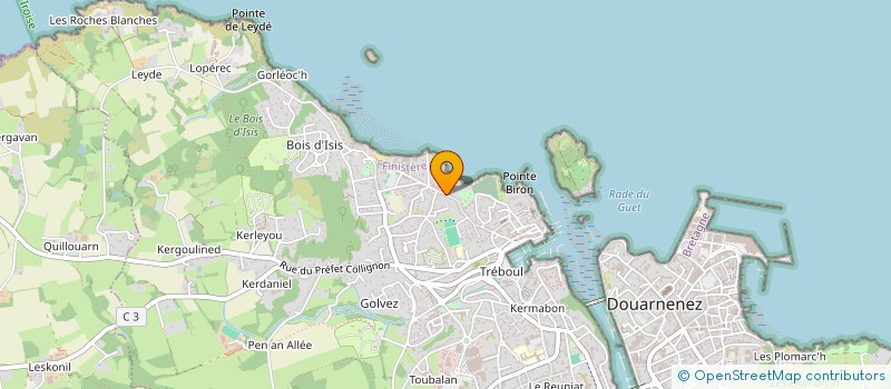 localisation de l'entreprise LIORS AN ESCOP  DOUARNENEZ