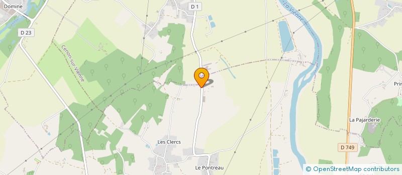 localisation de l'entreprise LIOT ALAIN CONSTRUCTION à VOUNEUIL-SUR-VIENNE