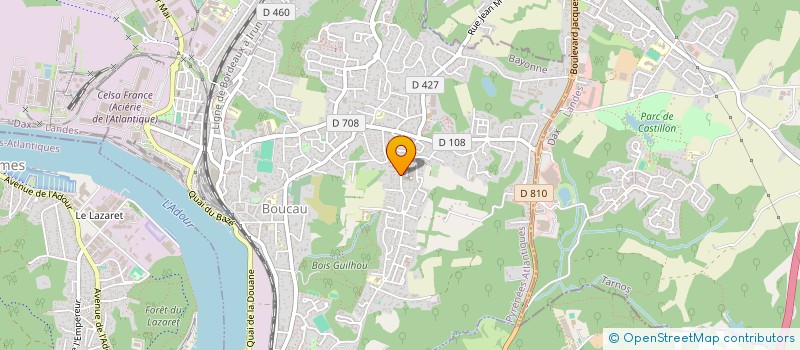 localisation de l'entreprise LIOT LOUVEAU  BOUCAU